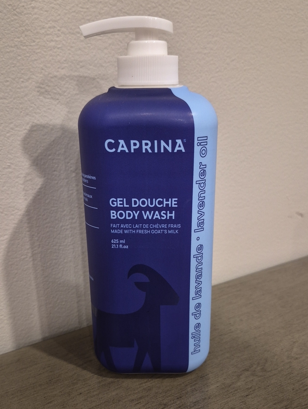 💙 Caprina - Lavender Oil Goat Milk Gel Body Wash Made In Canada
